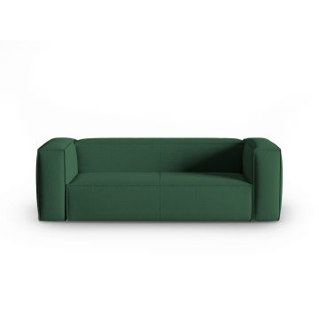 Canapea 3 locuri, Mackay, Cosmopolitan Design, 200x94x73 cm, catifea tricotata, verde