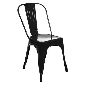 Set 4 scaune Hugo negru H85 cm