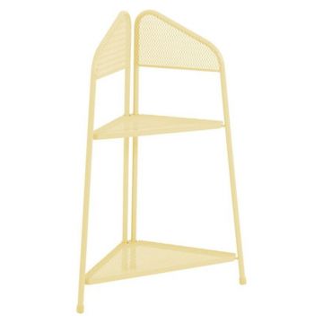 Etajeră metalică pe colț pentru balcon Garden Pleasure MWH, înălțime 100 cm, galben Etajeră metalică pe colț pentru balcon Garden Pleasure MWH, înălțime 100 cm, galben