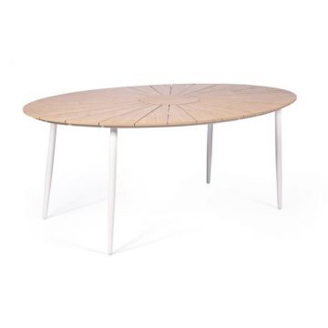 Masă de grădină cu blat artwood Bonami Selection Marienlist, 190 x 115 cm