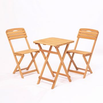 Set mobilier de gradina 3 piese, Meya Dekor, MY001, Maro