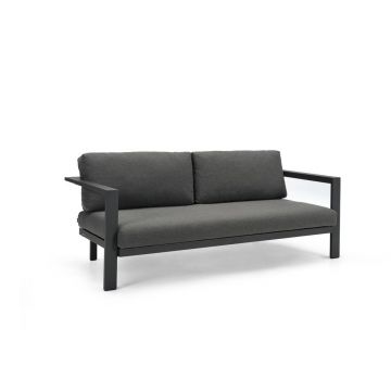 Canapea de grădină gri închis din aluminiu Cubic – Diphano