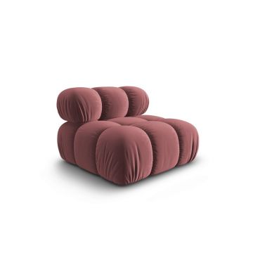 Modul canapea 1 loc fara cotiere, Bellis, Micadoni Home, BL, 94x94x63 cm, catifea, roz Modul canapea 1 loc fara cotiere, Bellis, Micadoni Home, BL, 94x94x63 cm, catifea, roz