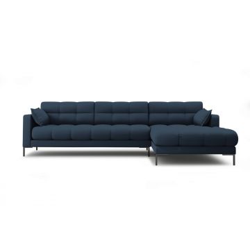Coltar dreapta 5 locuri, Mamaia, Micadoni Home, BL, 293x185x75 cm, tesatura tip twill, albastru