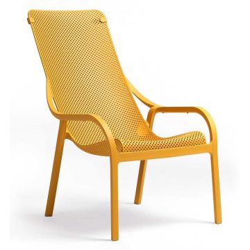 Fotoliu exterior Nardi Net Lounge mustar