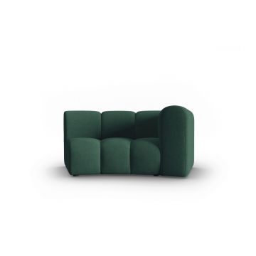 Modul canapea dreapta 1.5 locuri, Lupine, Micadoni Home, BL, 171x87x70 cm, poliester chenille, verde