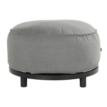 Taburet de grădină gri deschis cu tapițerie din țesătură sunbrella Emma – Hartman Taburet de grădină gri deschis cu tapițerie din țesătură sunbrella Emma – Hartman