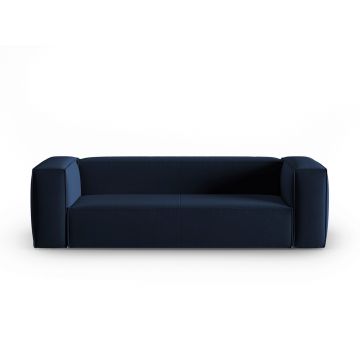Canapea 4 locuri, Mackay, Cosmopolitan Design, 230x94x73 cm, catifea, albastru royal