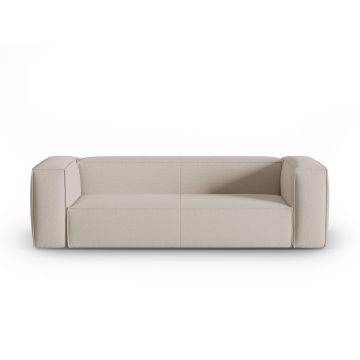 Canapea 4 locuri, Mackay, Cosmopolitan Design, 230x94x73 cm, catifea tricotata, bej