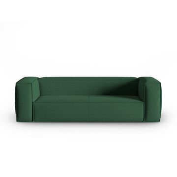 Canapea 4 locuri, Mackay, Cosmopolitan Design, 230x94x73 cm, catifea tricotata, verde