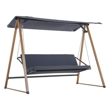 Balansoar de terasa Herning gri/maro L232 cm