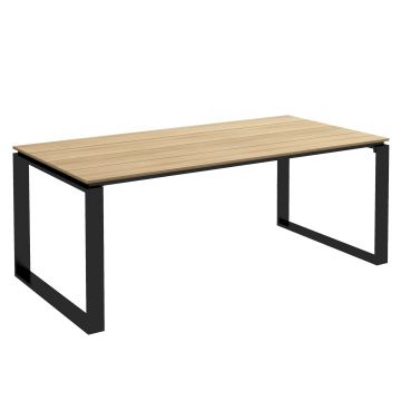 Masă pentru terasă Outsunny pentru 8 persoane, 180x90cm | Aosom Romania