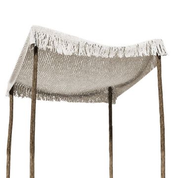Parasolar Roof macrame bej 4x4m