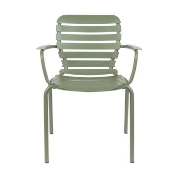 Scaune de grădină verde-deschis 2 buc. din metal Vondel – Zuiver