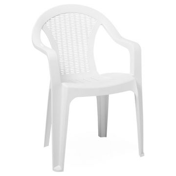 Scaun exterior Headway plastic culoare alb