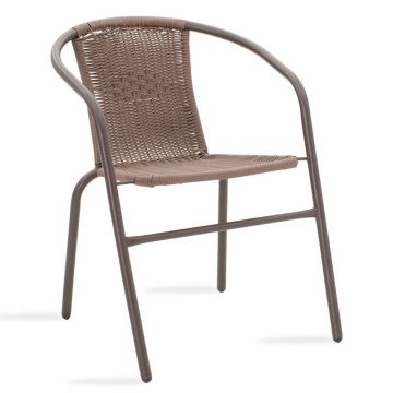Scaun exterior Obbi, Maro - Gri, 56x54x73 cm