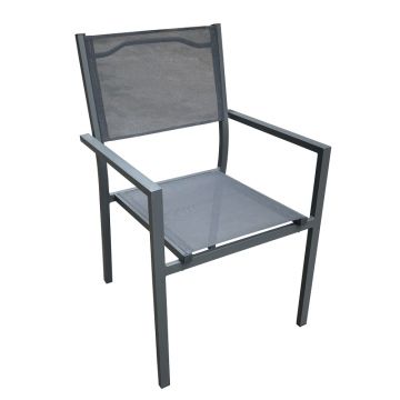 Scaun Moly, Antracit - Negru, 56x61x87 cm