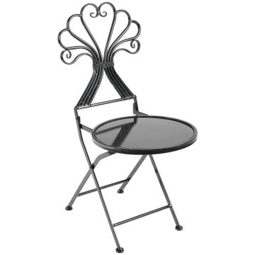 Scaun De Grădină in metal negru