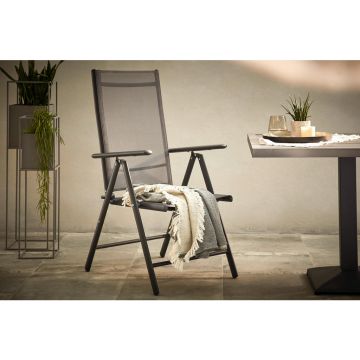 FOTOLIU PENTRU GRĂDINĂ in metal, textil antracit