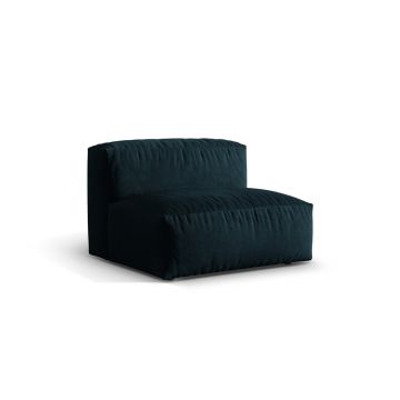 Modul pentru canapea, 1 loc, Martina-120, Micadoni Home, 92x106x75 cm, catifea, petrol inchis