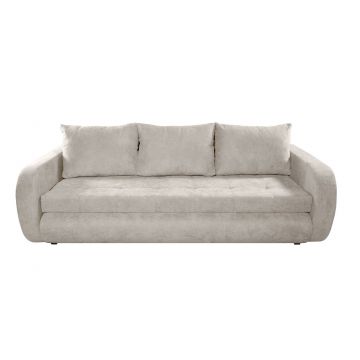 Canapea extensibila Genoa Bej, 230x97x78 cm, cu lada de depozitare