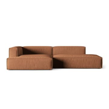 Coltar modular stanga 4 locuri, Nuria-88, Micadoni Home, 312x147x72 cm, catifea, miere