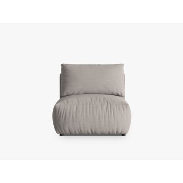 Modul pentru canapea, 1 loc, Chris-259, Micadoni Home, 100x85x80 cm, tesatura structurata chenille, natural