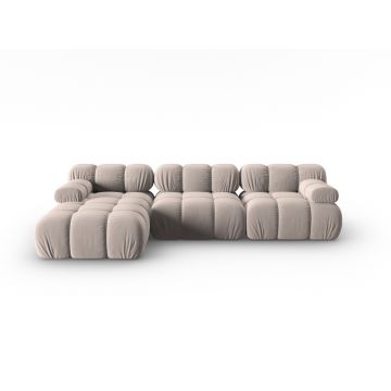 Coltar modular stanga 4 locuri, Bellis-51, Micadoni Home, 282x155x70 cm, catifea, cappuccino Coltar modular stanga 4 locuri, Bellis-51, Micadoni Home, 282x155x70 cm, catifea, cappuccino