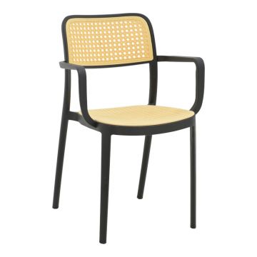 Fotoliu Westley pakoworld pp Natural 58x47x81cm