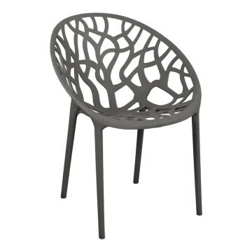 Scaun cu brate Daren pakoworld în nuanța antracit 59x60x79.5cm 60x59