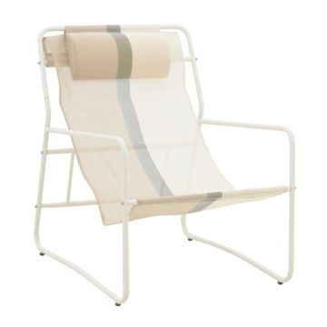 Scaun de gradina Fasty, Alb, 65x83x86 cm