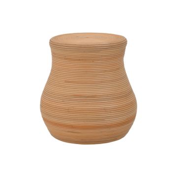 Scaun din ratan Bulaten Inart in nuanta Naturala D45x45cm