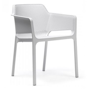 Scaun exterior Nardi Net alb