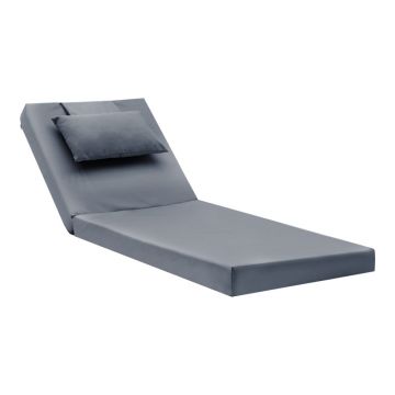 Sezlong Sezlong Sadie pakoworld stofa Gri 65x185x15cm