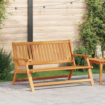 bancă de grădină 122,5x77x74 cm din lemn masiv de acacia