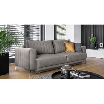 Canapea extensibila 4 locuri ELTAP, SO-ELI-04LO, Elise, 250x95x90 cm, lemn/poliester, gri