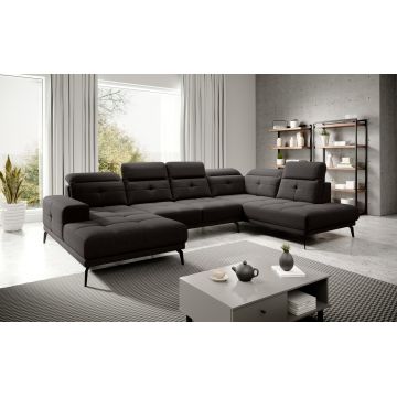 Coltar dreapta 6 locuri ELTAP, RT-22FL, Bretan, 350x205x107 cm, lemn/poliester, maro inchis