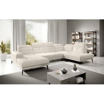 Coltar dreapta 6 locuri ELTAP, RT-33SOF, Bretan, 350x205x107 cm, lemn/poliester, bej deschis