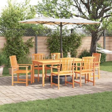 Set de Masă pentru Grădină , 7 Piese, Lemn Solid de Acacia