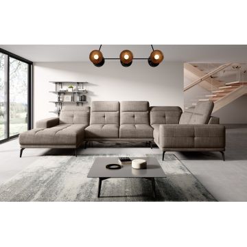 Coltar dreapta 6 locuri ELTAP, RT-20MAR, Neviro, 350x201x77 cm, lemn/poliester, bej