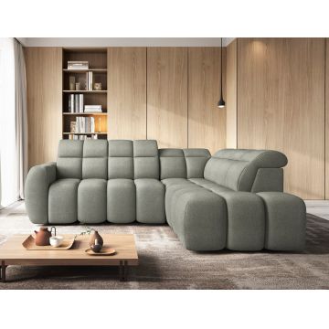 Coltar extensibil dreapta 4 locuri ELTAP, RT-100XIL, Falconn, 258x208x107 cm, lemn/poliester, verde