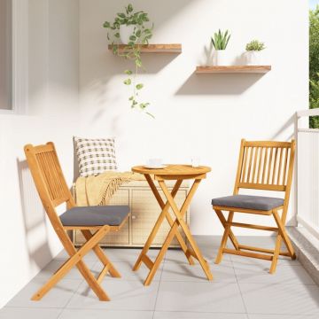 Set bistro de grădină - Lemn de acacia solid
