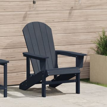 Scaun Adirondack Bleumarin 74x82x91 cm HDPE