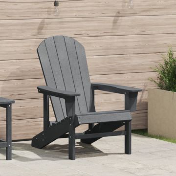 Scaun Adirondack gri deschis 74x82x91 cm HDPE