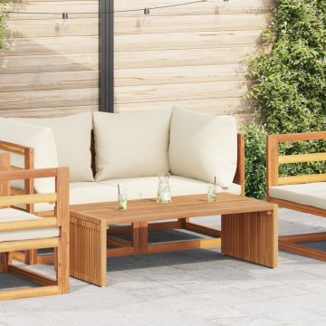 Masă laterală pentru grădină 110x55x35.5 cm Lemn masiv de tec