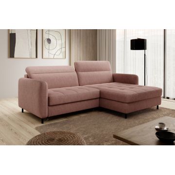 Coltar extensibil dreapta 3 locuri ELTAP, RT-24RAQ, Gomsi, 228x165x100 cm, lemn/poliester, somon