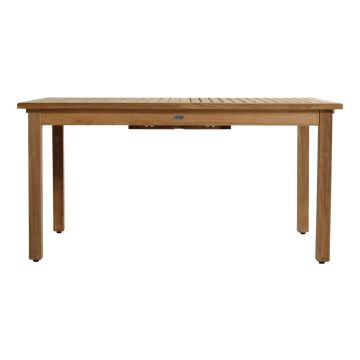 Masă de grădină din lemn de tec 90x150 cm Java – Hartman