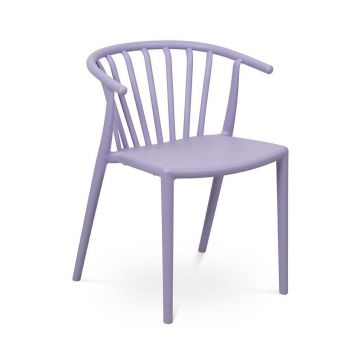 Scaun de grădină mov lavandă din plastic Capri – Bonami Essentials