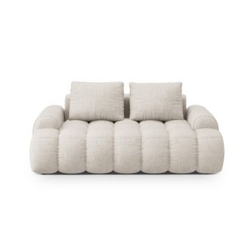 Canapea 2 locuri, Linz, Cosmopolitan Design, 175x100x84 cm, tesatura structurata, bej
