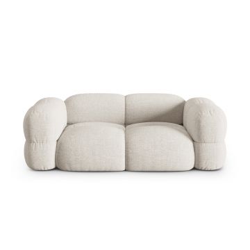 Canapea 3 locuri, Loretto, Cosmopolitan Design, 210x100x68 cm, tesatura structurata, bej